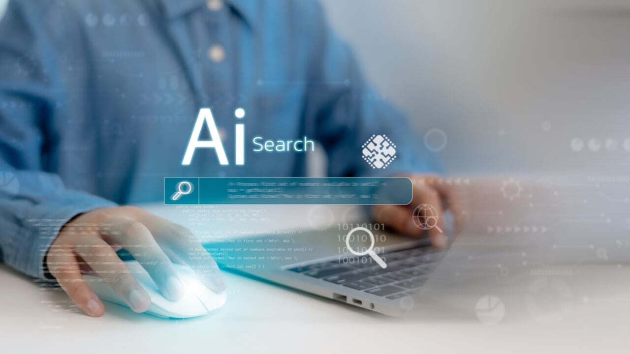 Medicare insurance beneficiary using AI to search for coverage