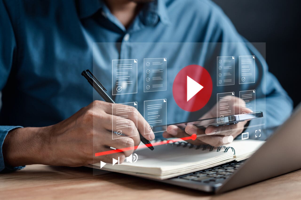 Medicare agent planning video marketing campaign