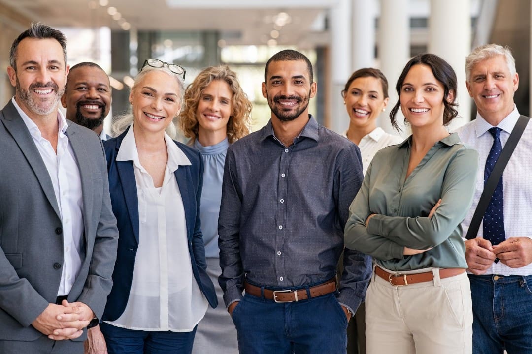 Medicare insurance agent team photo to boost Google Business Profile visibility